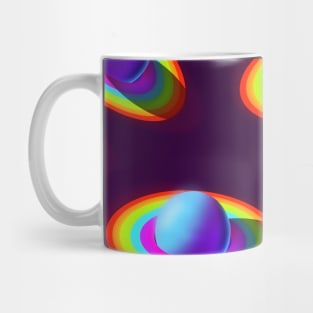 Rainbow Planets Mug